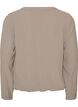 Blouse met ballonsilhouet en V-hals, Beige, Packshot image number 1
