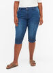 Slim fit capri jeans met zakken, Blauw, Model image number 4