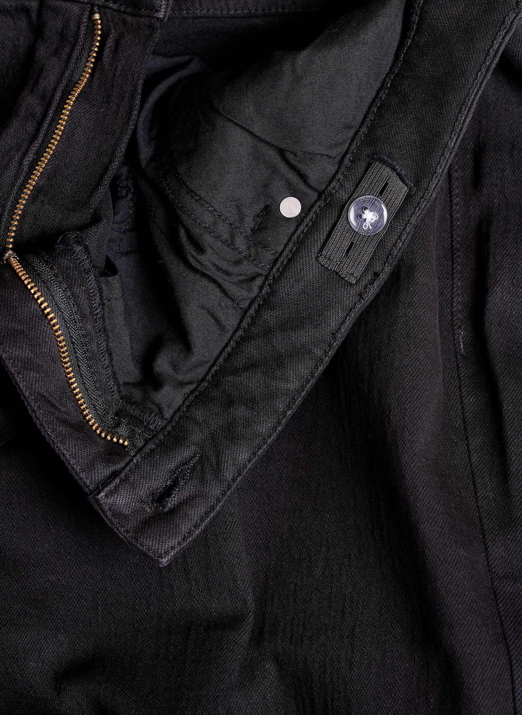 ZizziWide-leg jeans met hoge taille, Zwart, Packshot image number 3