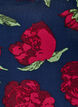 Viscose blouse met bloemenprint en ballonvorm, Blauw, Packshot image number 2