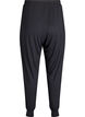 Nachtbroek van modal met hoge taille, Zwart, Packshot image number 1