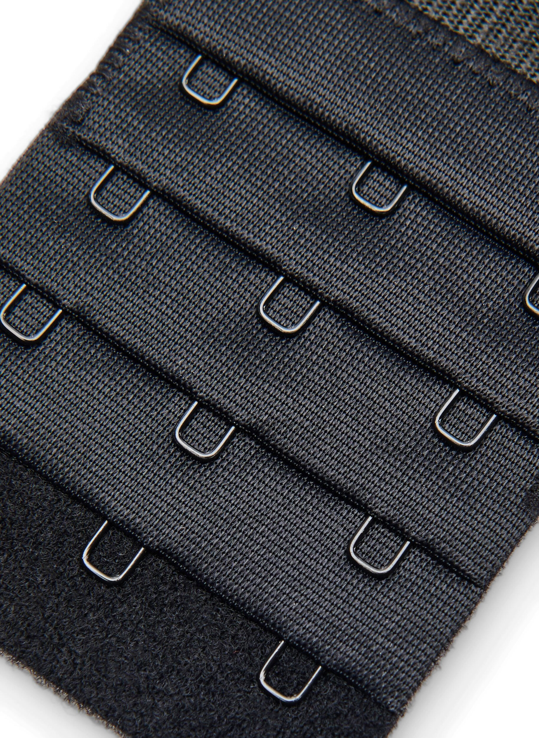 ZizziBh-extender met drie haken, Zwart, Packshot image number 2