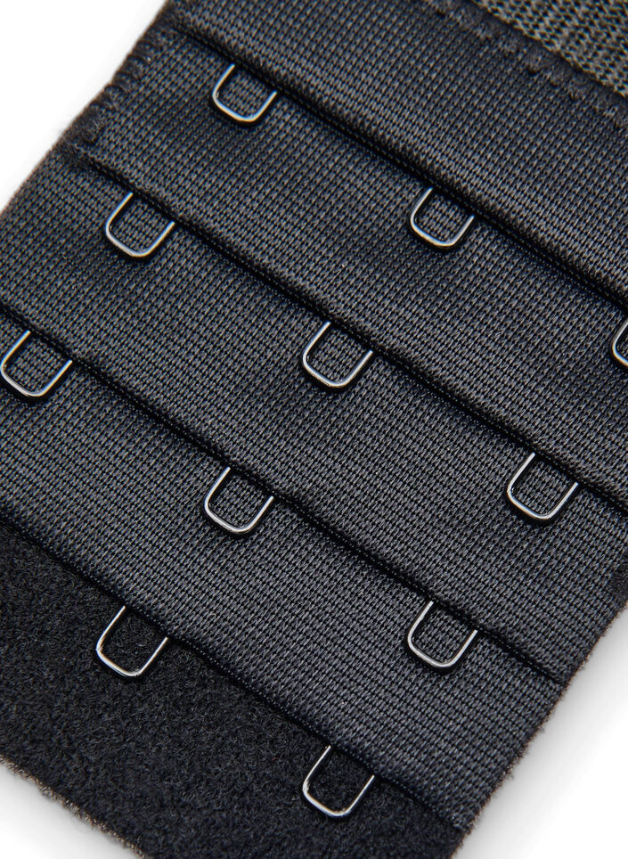 Bh-extender met drie haken, Zwart, Packshot image number 2