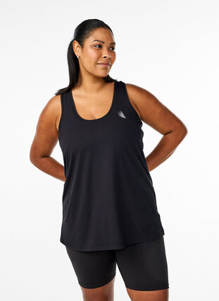 ZizziSporttop met kruisband op de rug, Black, Model image number 0