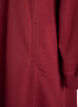 Kort sweatshirt jurk met hoge kraag en zakken, Rood, Packshot image number 2