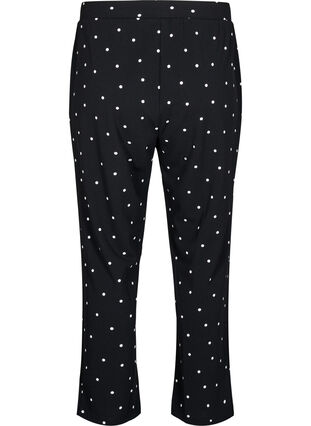 ZizziFLASH - Broek met rechte pasvorm, Zwart, Packshot image number 1