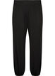 Losse pyjamabroek in viscose met een elastische taille, Zwart, Packshot image number 0