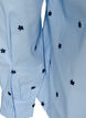 Shirt met geborduurde bloemen, Blauw, Packshot image number 3