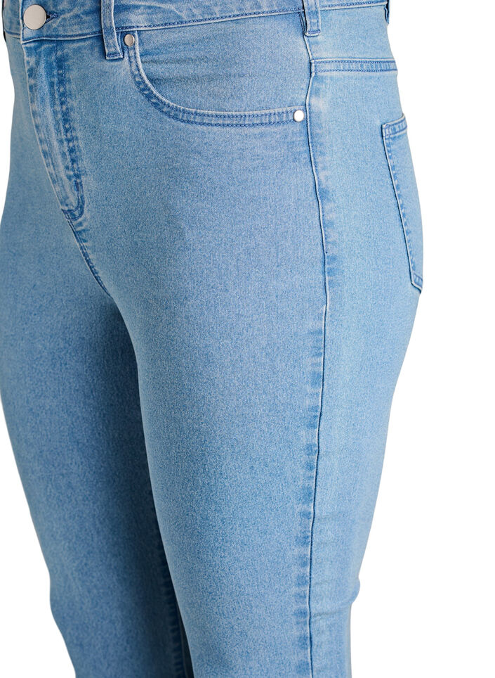 Amy super slim fit jeans met hoge taille, Blauw, Packshot image number 2
