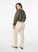 Strakke pasvorm Emily jeans met reguliere taille, Beige, Model image number 1