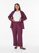 Losse broek met zakken, Donker Bordeaux, Model image number 0