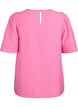 Blouse met korte, wijde mouwen, Roze, Packshot image number 1