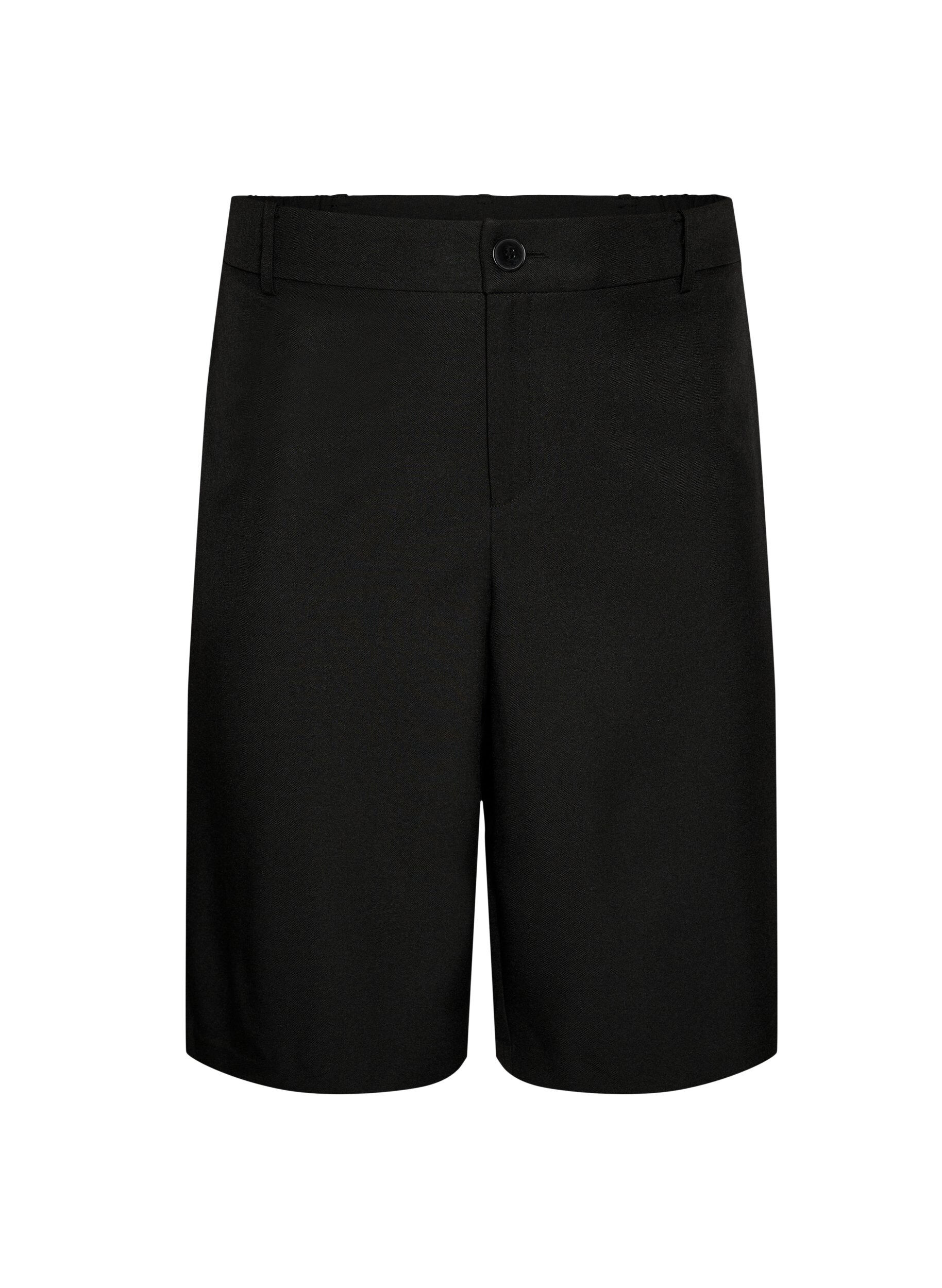 Losse Bermuda-shorts met hoge taille