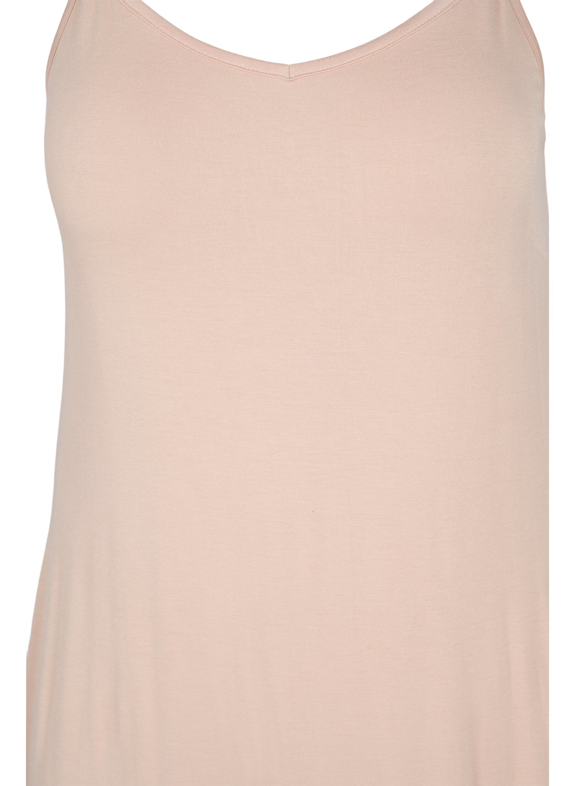 ZizziEffen onderjurk in viscose, Vanille, Packshot image number 2