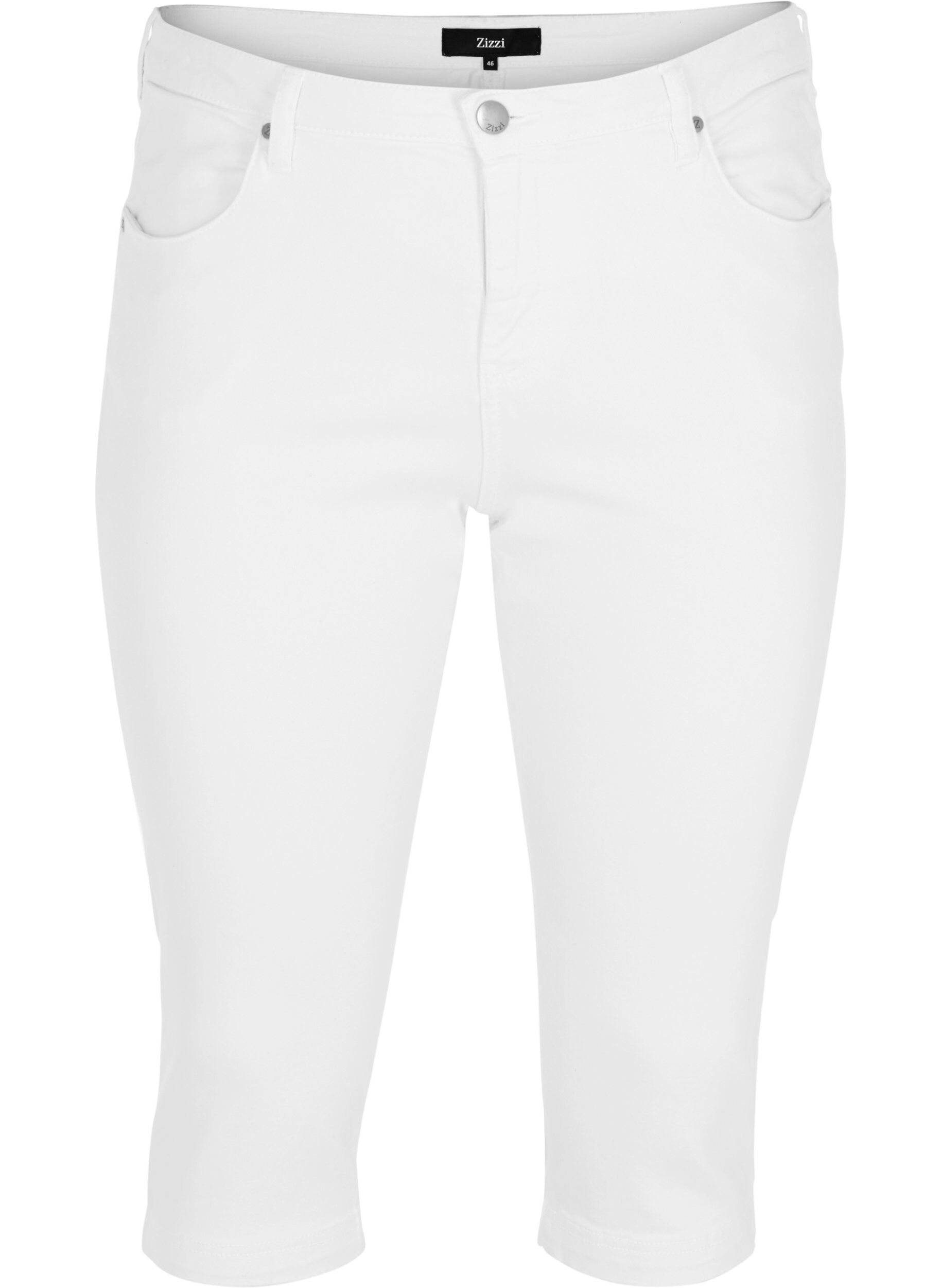 High waist Amy capri jeans met super slim fit