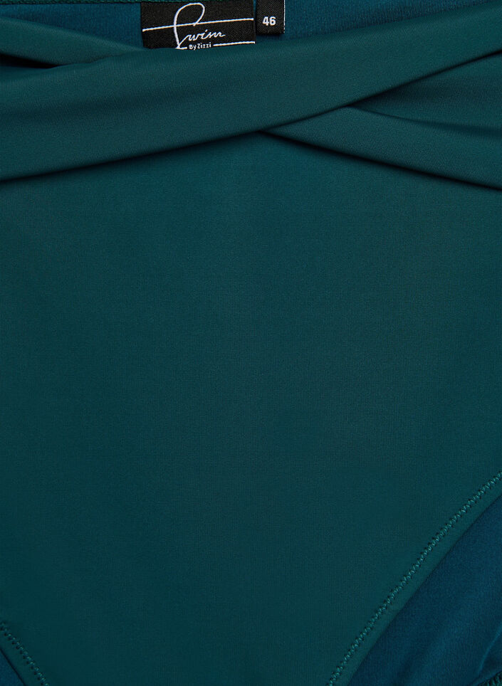 Bikinibroekje met wikkel detail, Groen, Packshot image number 2
