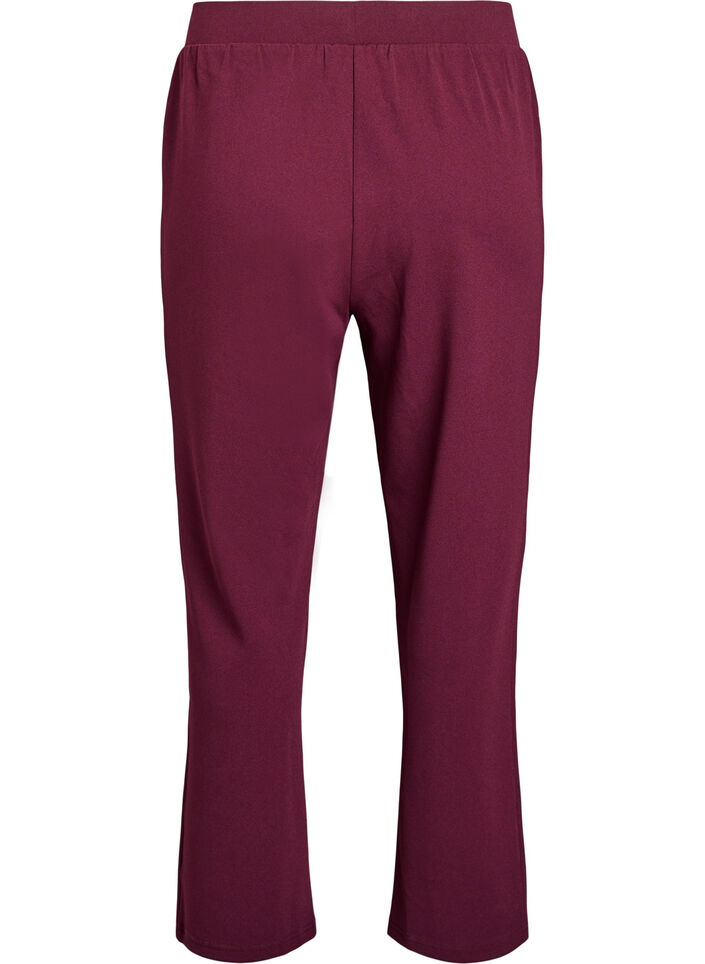 Broek met rechte pasvorm, Rood, Packshot image number 1