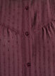 Shirt met een gestructureerd stippenpatroon en borduurdetails, Donker Bordeaux, Packshot image number 2