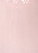 Blouse in katoen mousseline met broderie anglaise en 1/2 mouwen, Roze, Packshot image number 2