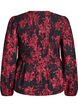 Blouse met smock en lange mouwen, Zwart, Packshot image number 1
