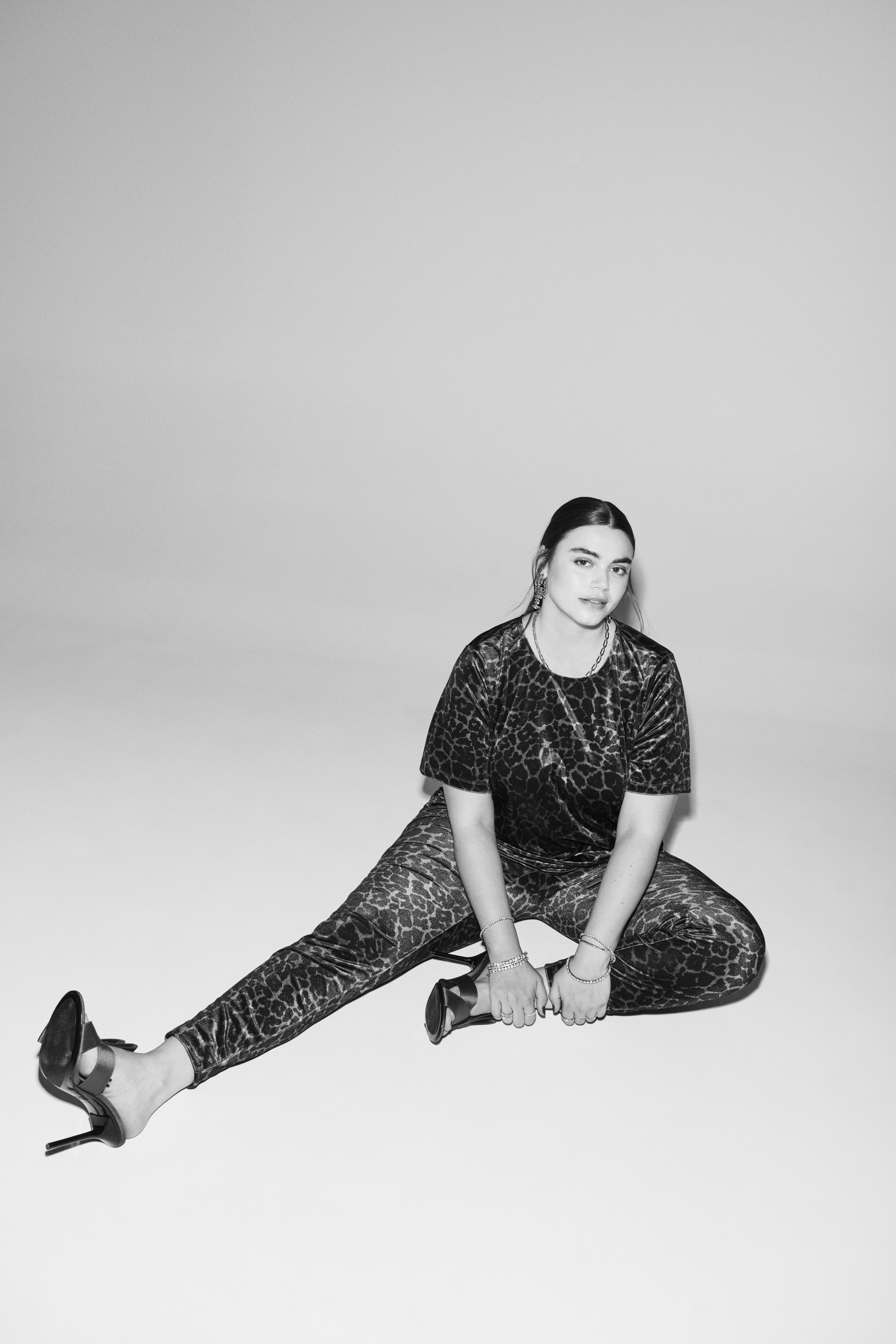 ZizziBruin luipaard velours set , , Model