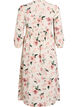 Midi-jurk met smock en decoratieve knopen, Beige, Packshot image number 1