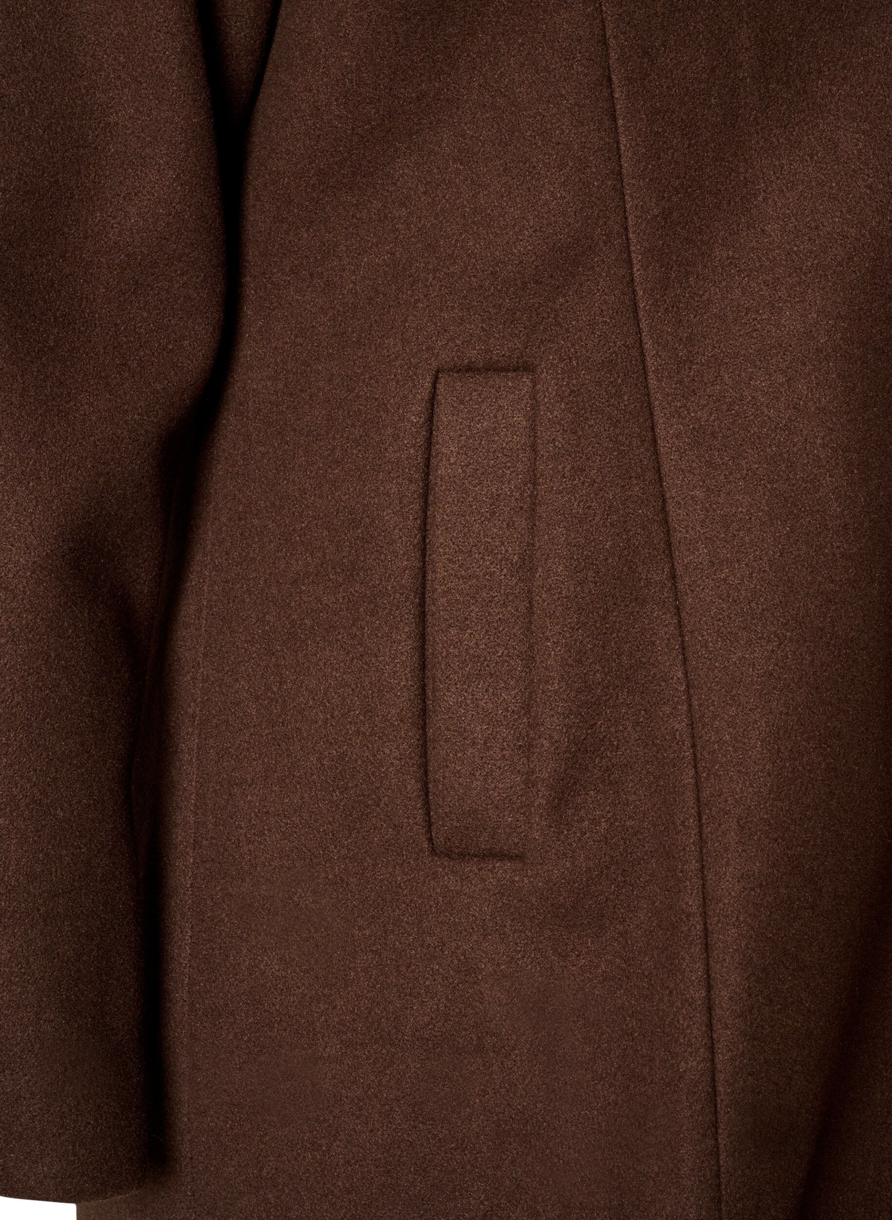 ZizziJas met afneembare gewatteerde inzet, Bruin, Packshot image number 3