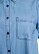 Denim shirtjurk met korte mouwen, Blauw, Packshot image number 2