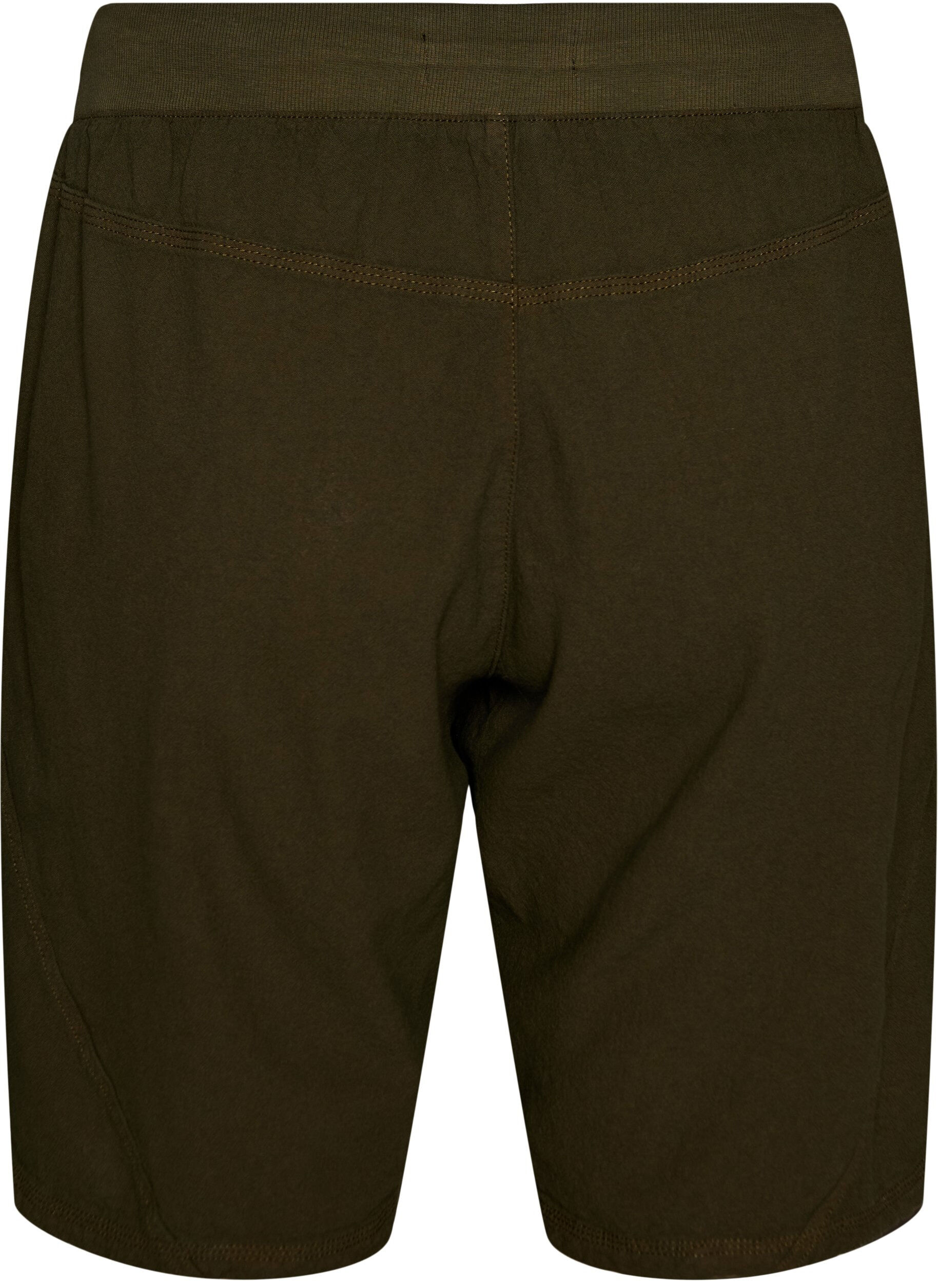 ZizziLosse katoenen short met zakken, Groen, Packshot image number 1