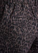 Gecropte broek met luipaardprint, Bruin, Packshot image number 3