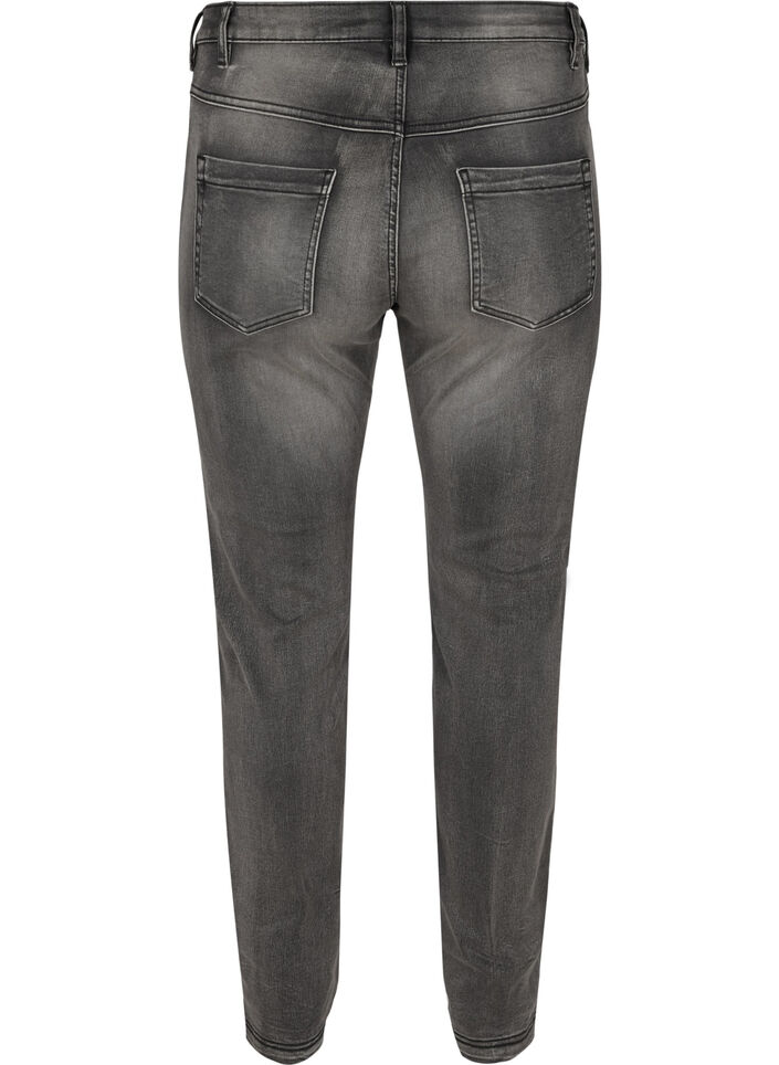 Slim fit Emily jeans met normale taille, Grijs, Packshot image number 1
