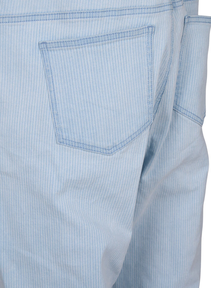 Gestreepte denim overall, L. Blue Denim Stripe, Packshot