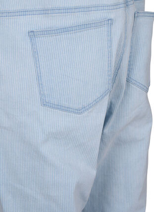 ZizziGestreepte denim overall, L. Blue Denim Stripe, Packshot image number 4