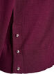 Gebreide blouse met col en knopen aan de zijkant, Donker Bordeaux, Packshot image number 3