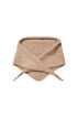 Gebreide driehoekssjaal, Beige, Packshot image number 0