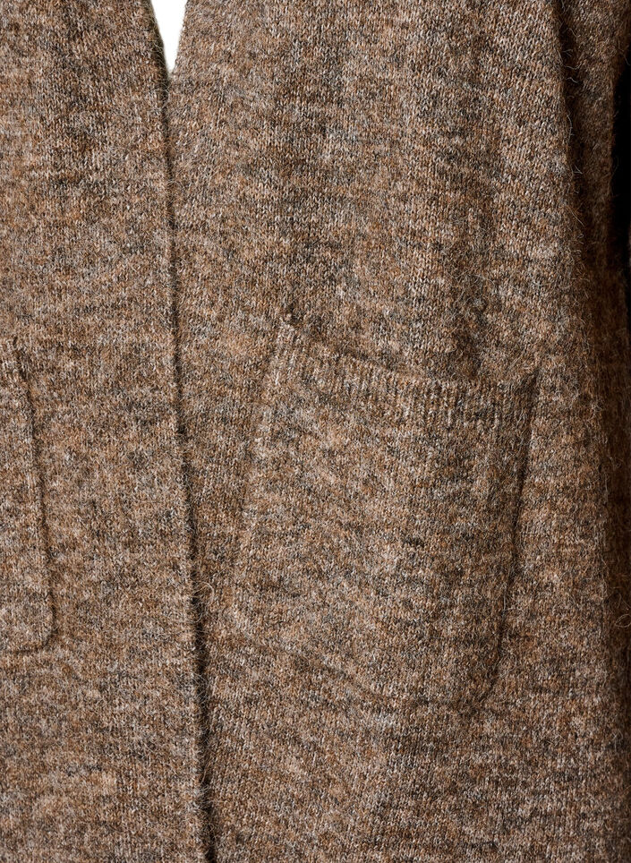 Lang vest met zakken, Bruin, Packshot image number 2