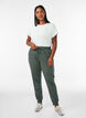 Losse trainingsbroek met zakken, Groen, Model image number 0