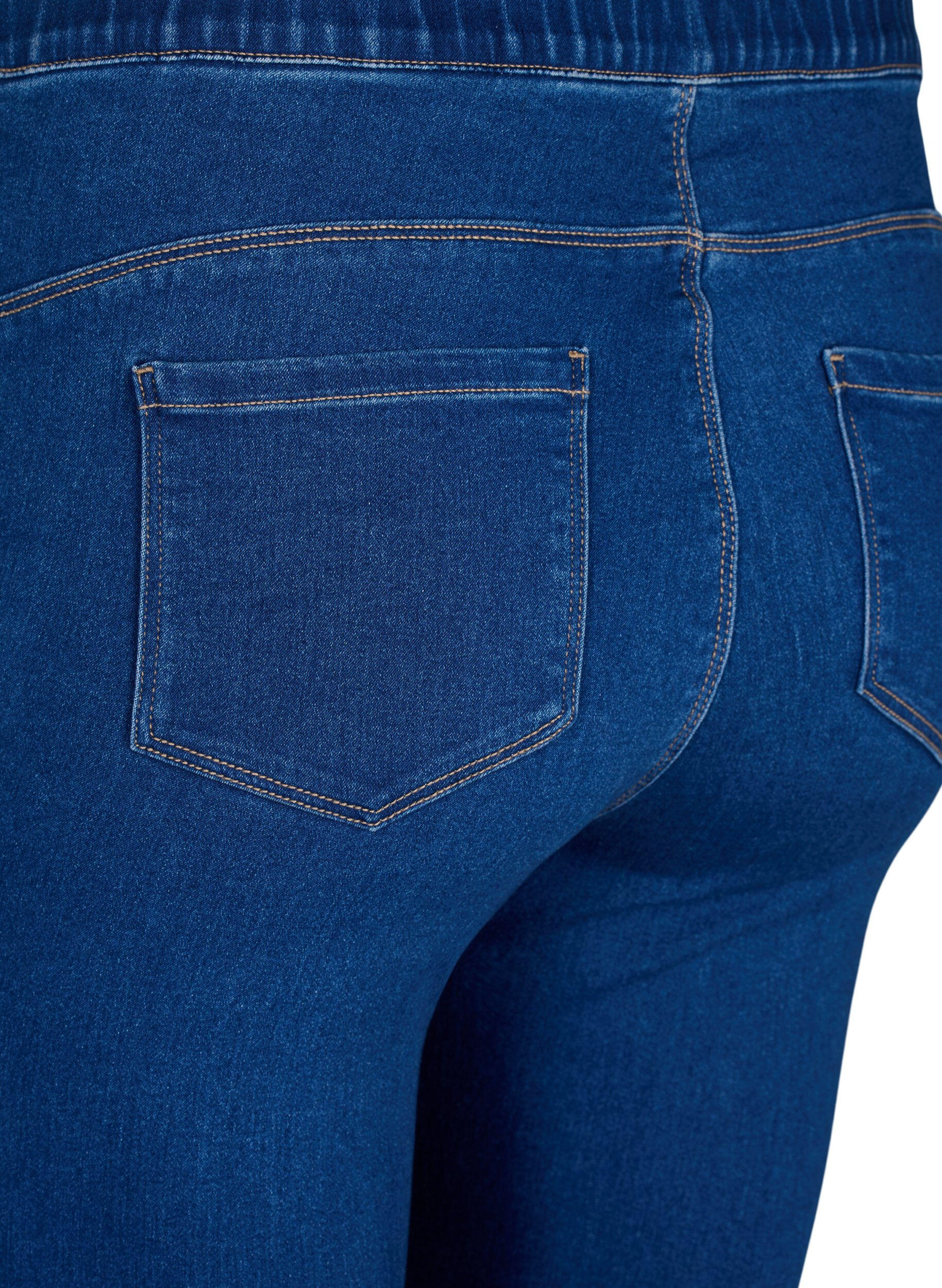 ZizziJeggings met hoge taille, Blauw, Packshot image number 3