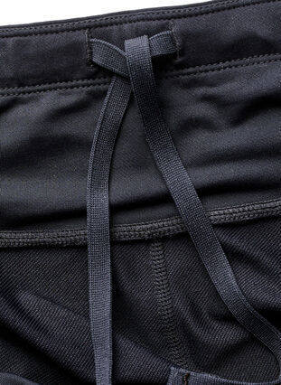 ZizziRunning tights met lichte compressie en zijzakken, Zwart, Packshot image number 3