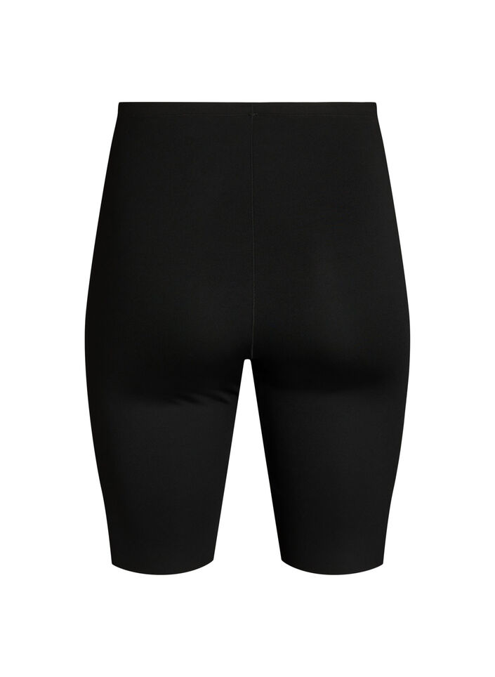 Lange, lichte shapewear korte broek, Zwart, Packshot image number 1