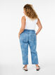 Vera bloemenprint jeans, Blauw, Model image number 1