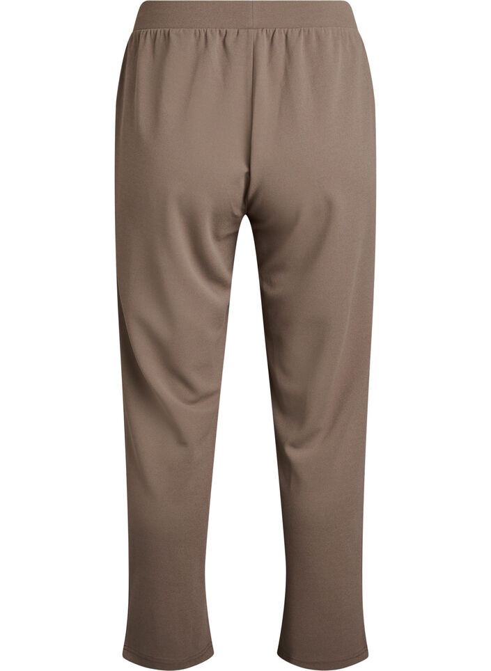 FLASH - Broek met rechte pasvorm, Beige, Packshot image number 1