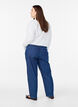 Gestreepte jeans met een rechte pasvorm, Blauw, Model image number 1