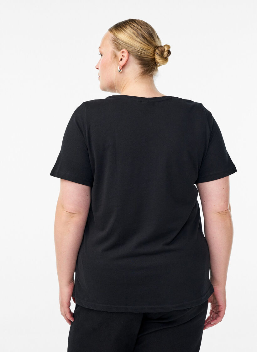 FLASH - T-shirt met motief, Zwart, Model image number 2