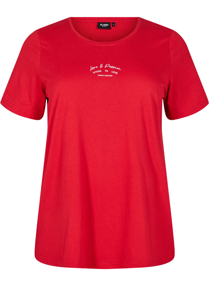 FLASH - T-shirt met motief, Rood, Packshot image number 0