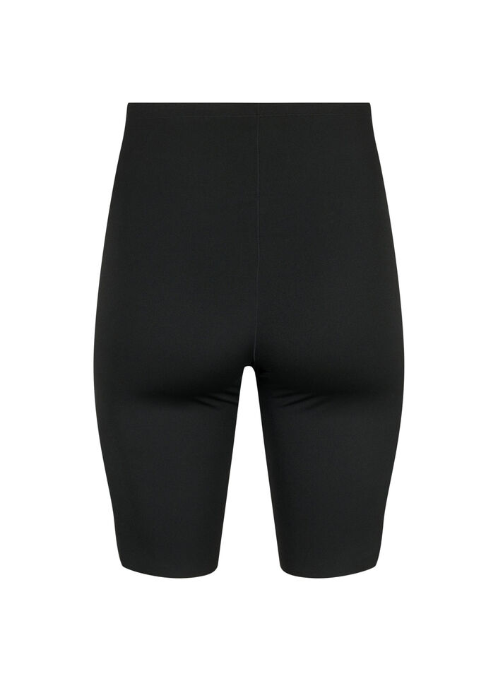 Lange, lichte shapewear korte broek, Black, Packshot