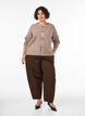 Cardigan met knoopsluitingen, Beige, Model image number 1