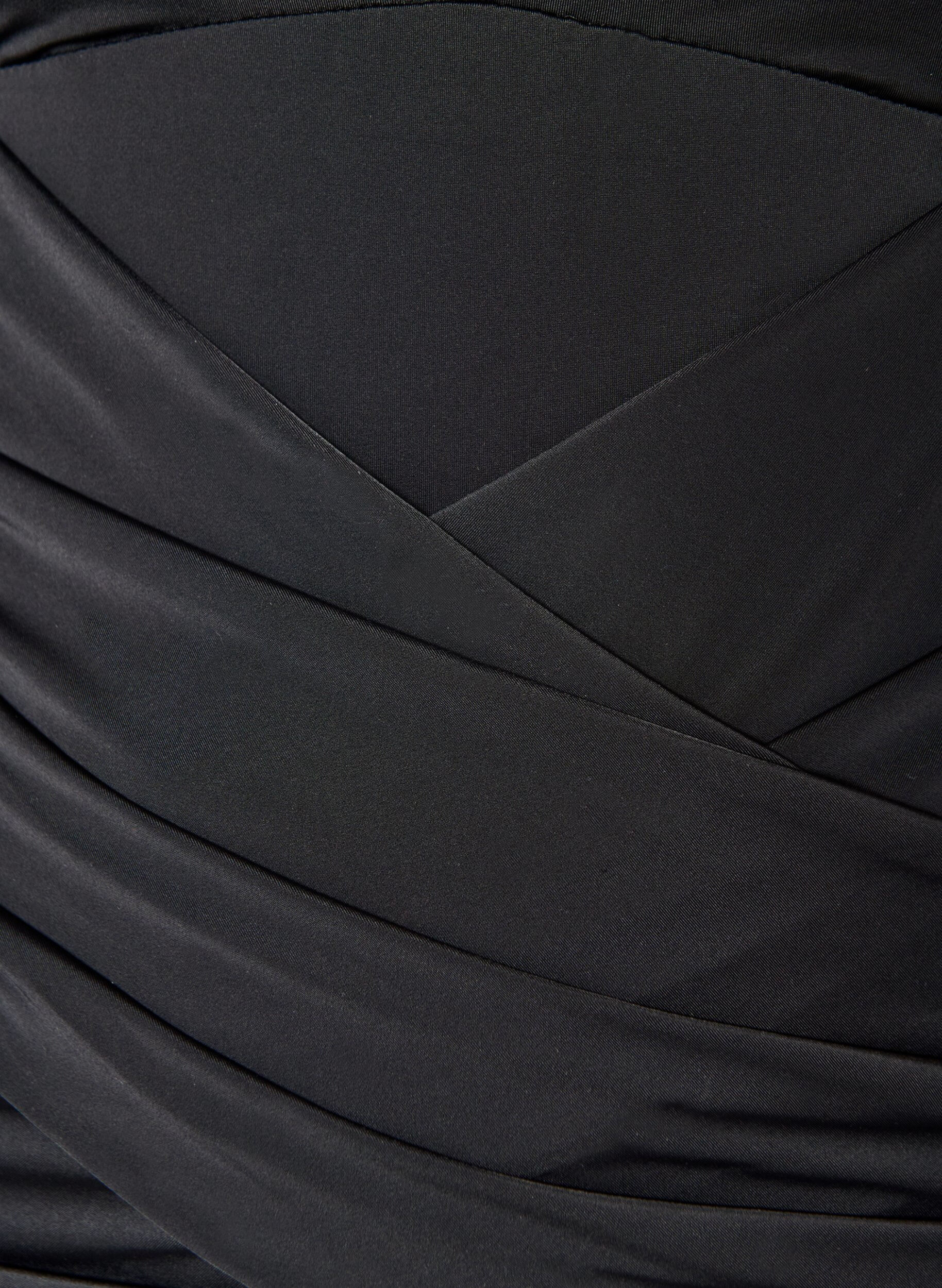 ZizziBadpak met gedrapeerd kruisdetaillering, Zwart, Packshot image number 2