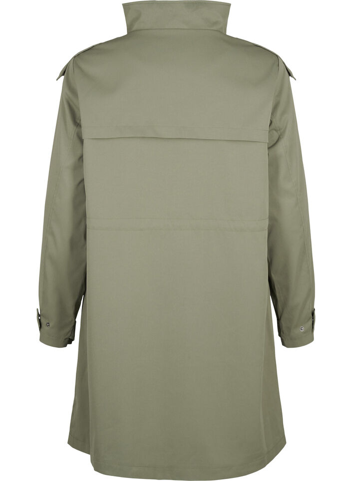 Waterafstotende parka jas, Deep Lichen Green, Packshot