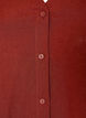 Blouse in linnen en viscose met V-hals, Rood, Packshot image number 2